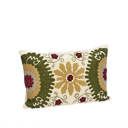 40x60 Embroidered Velvet Cushion