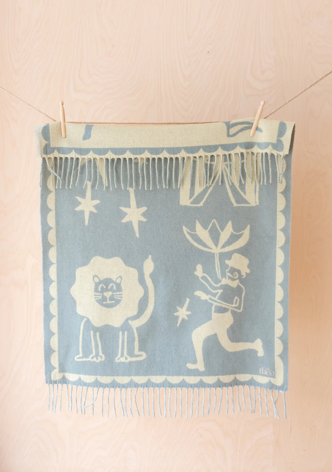 Lambswool Baby Blanket Circus