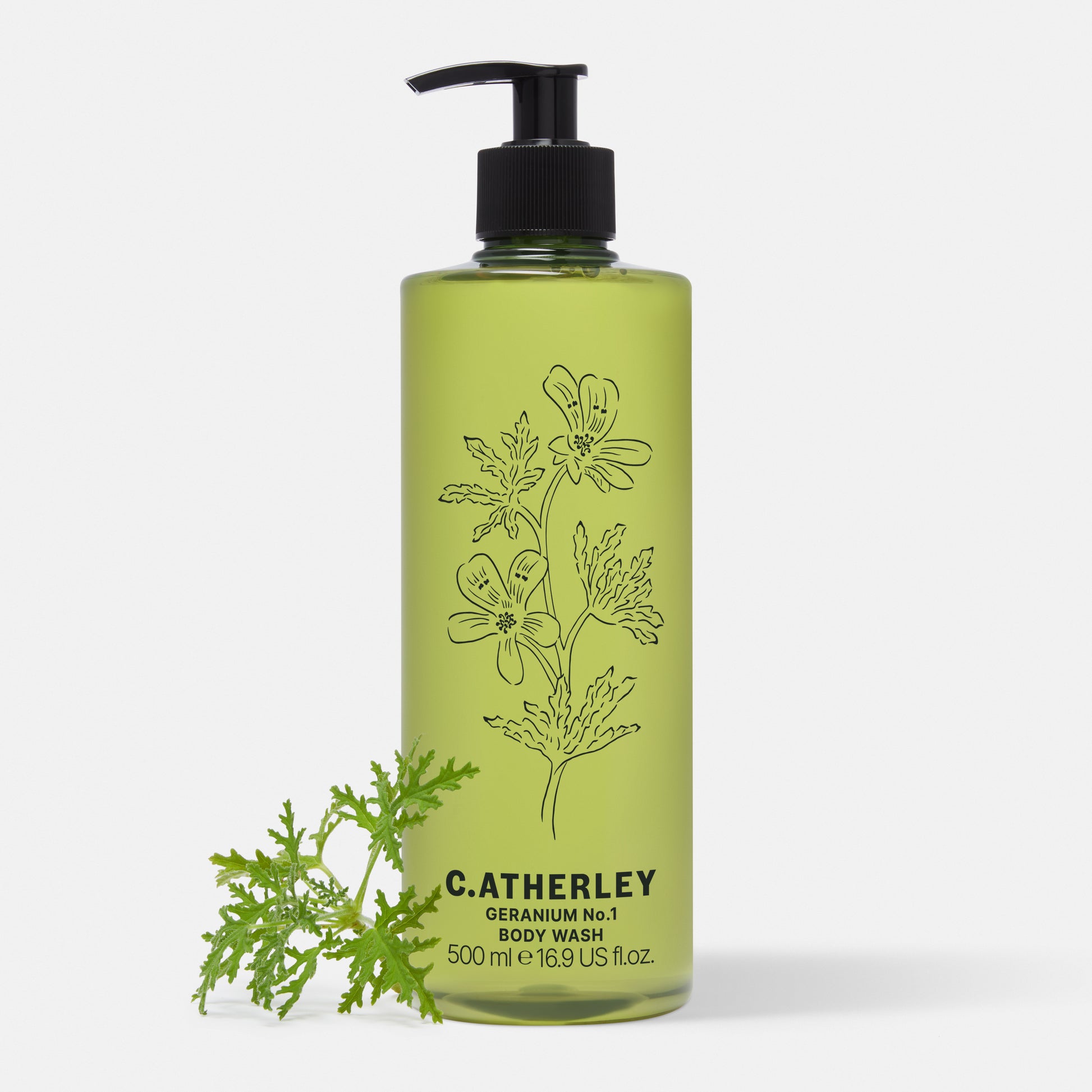 C Atherley 500ml Geranium Body Wash