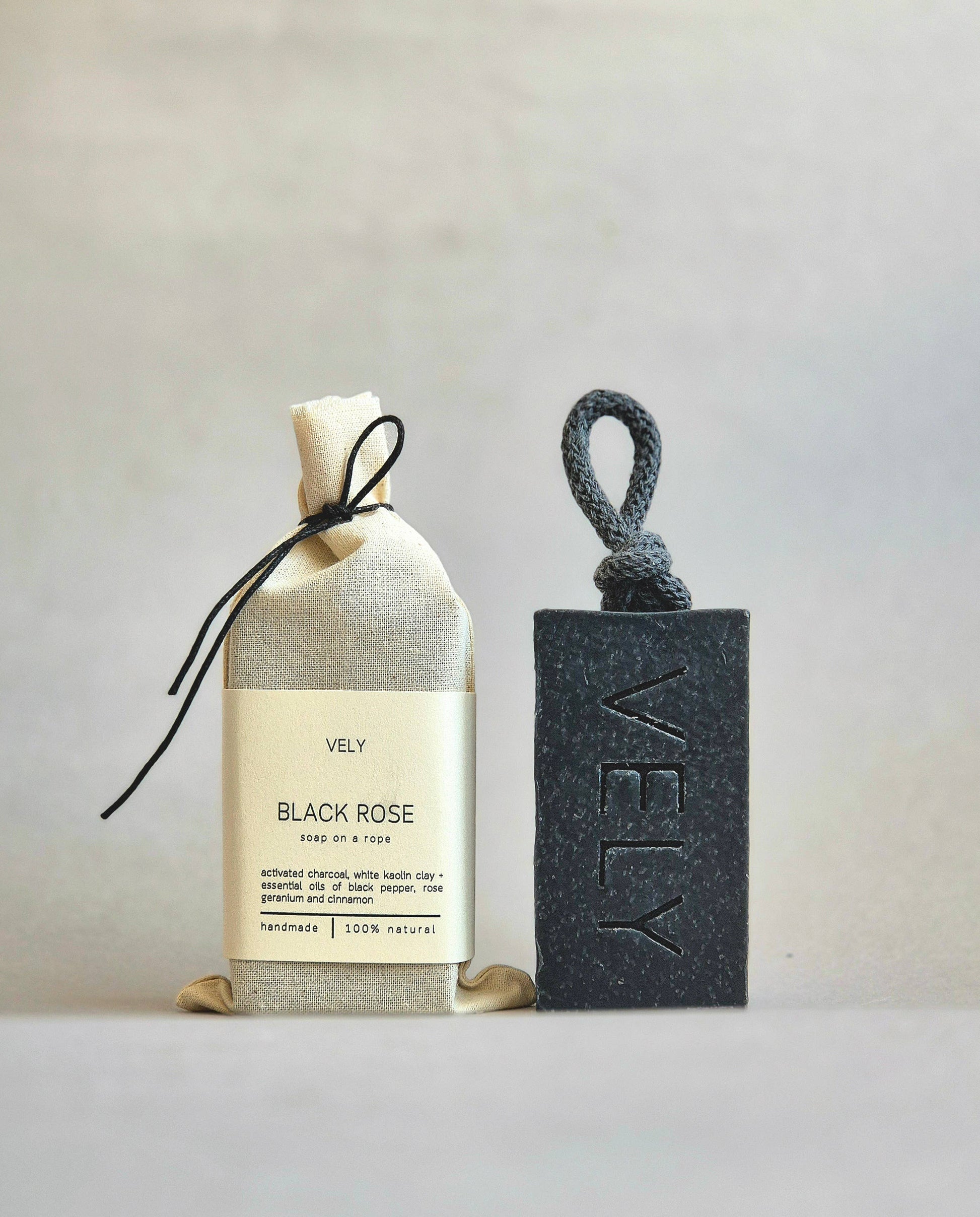 Soap On A Rope “Black Rose"