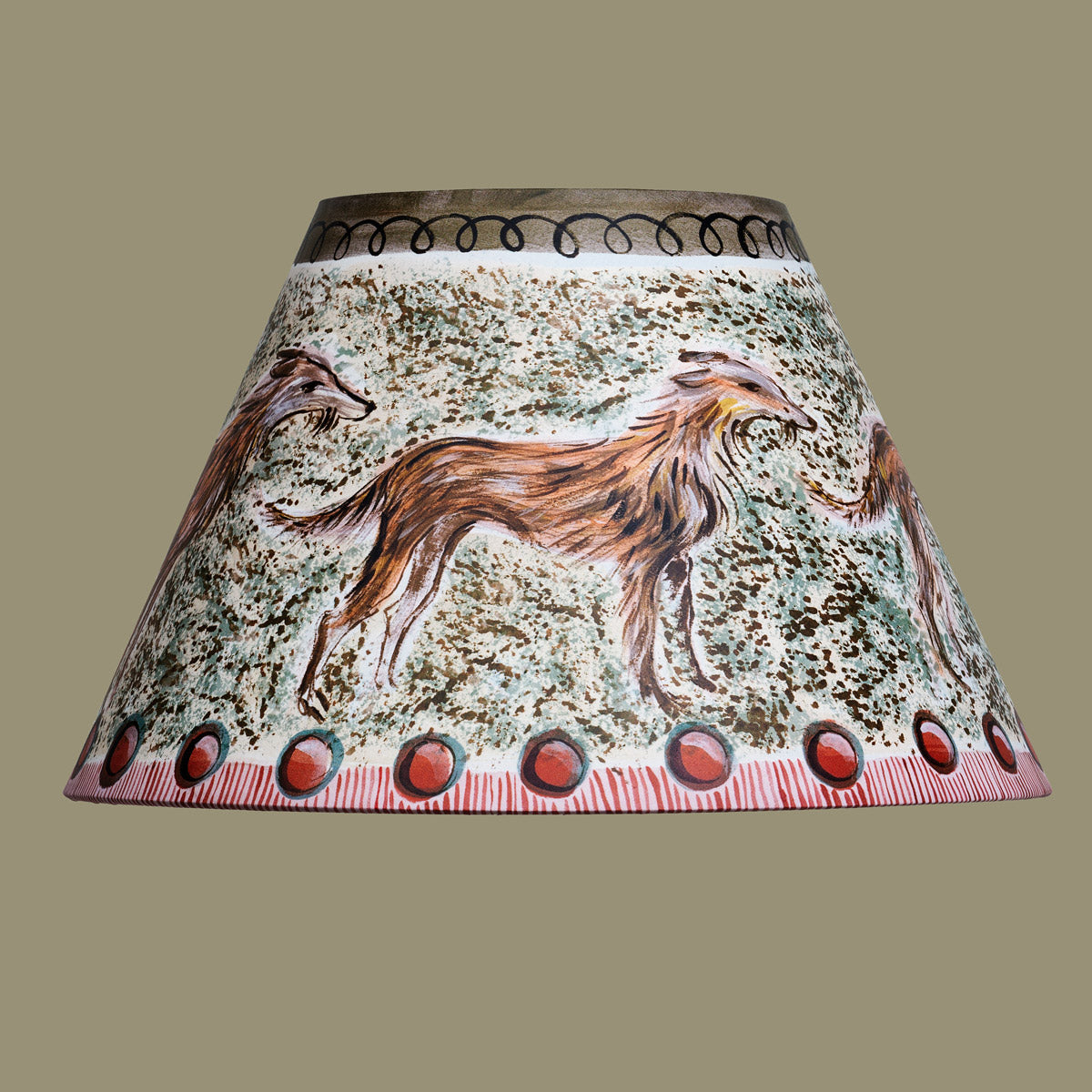 Bloomsbury Lampshade - Olive Hound