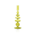 Pear Green Coloured Glass Taper Holder