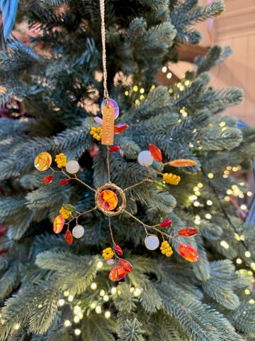 Multi Coloured Star Hanging Ornament