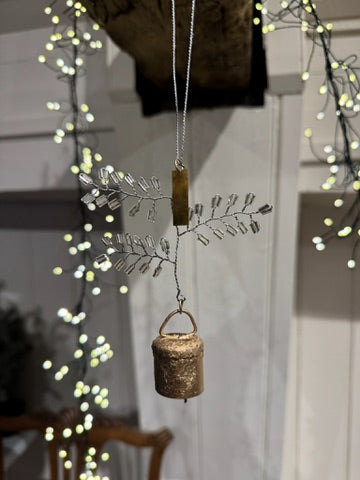 Gold Bell Hanging Ornament