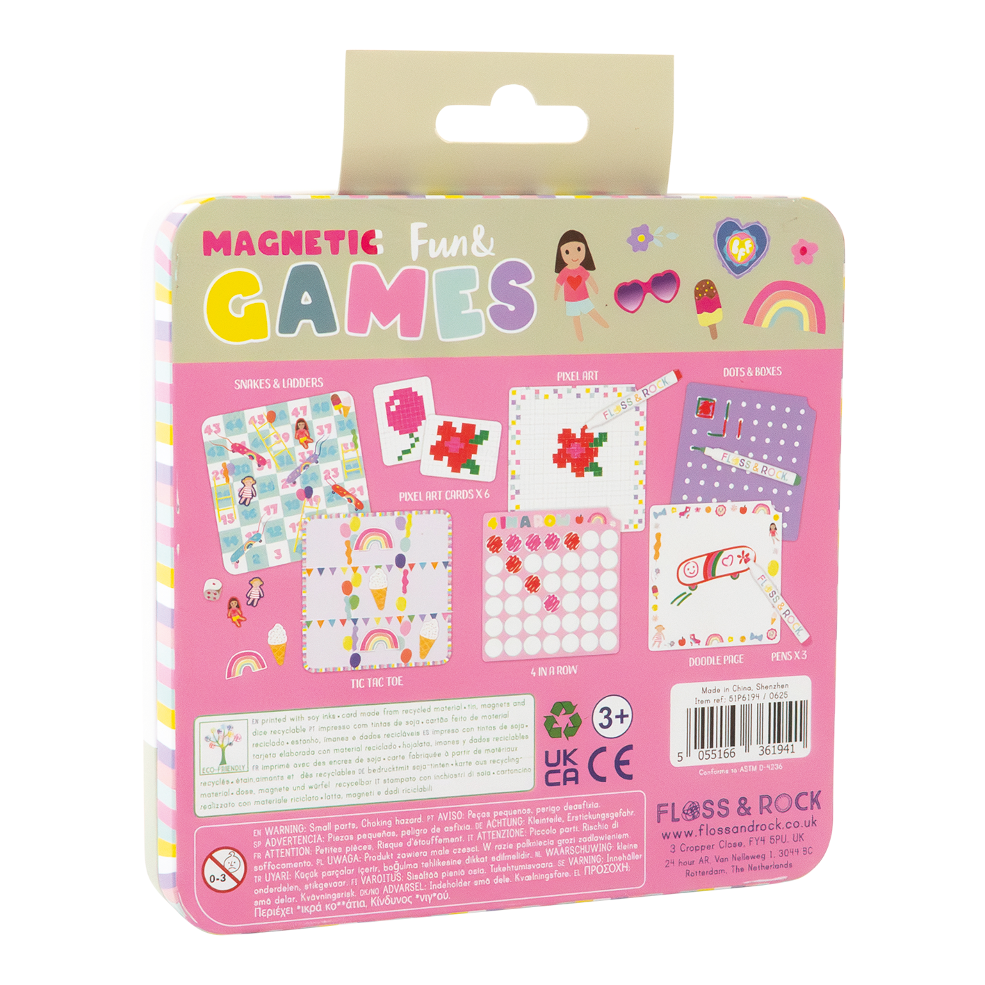 Best Friends Magnetic Fun & Games Tin