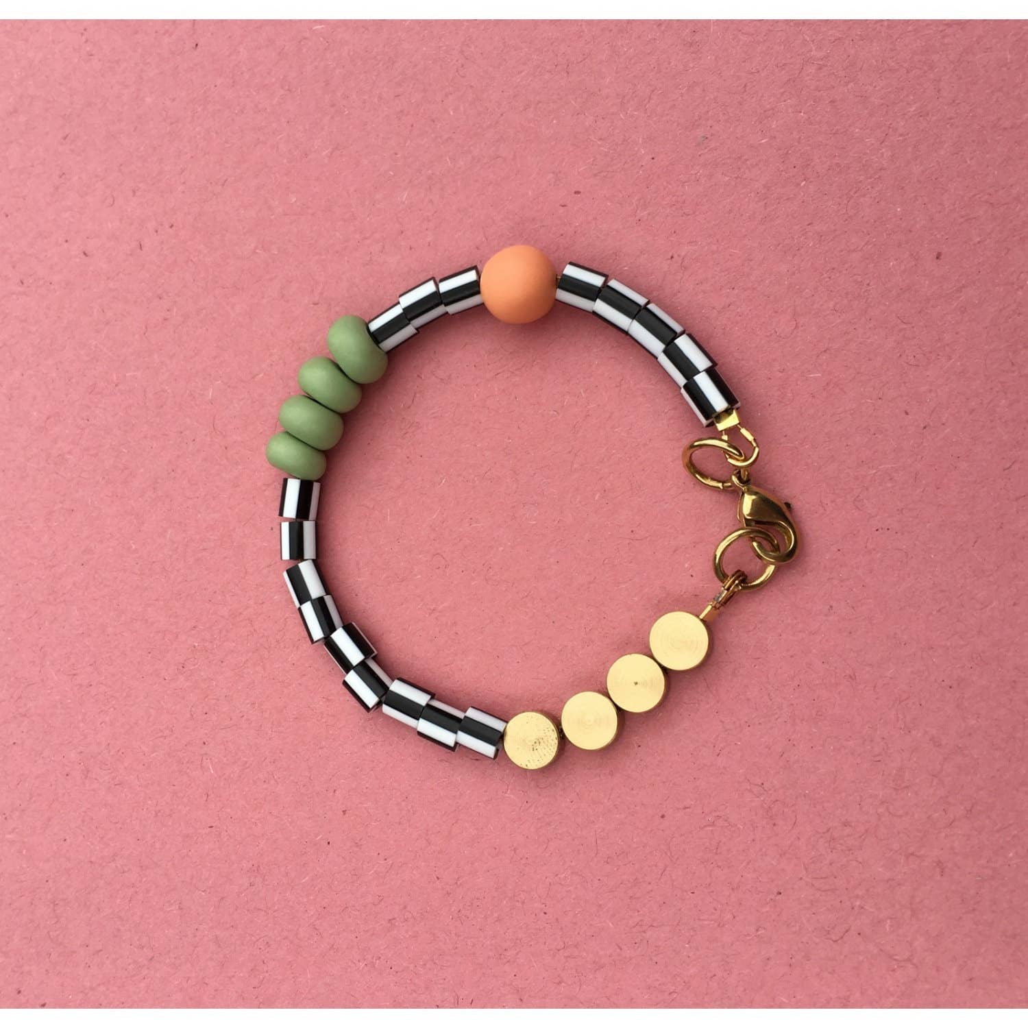 Sottsass Bracelet In Cobalt and Salmon Pink