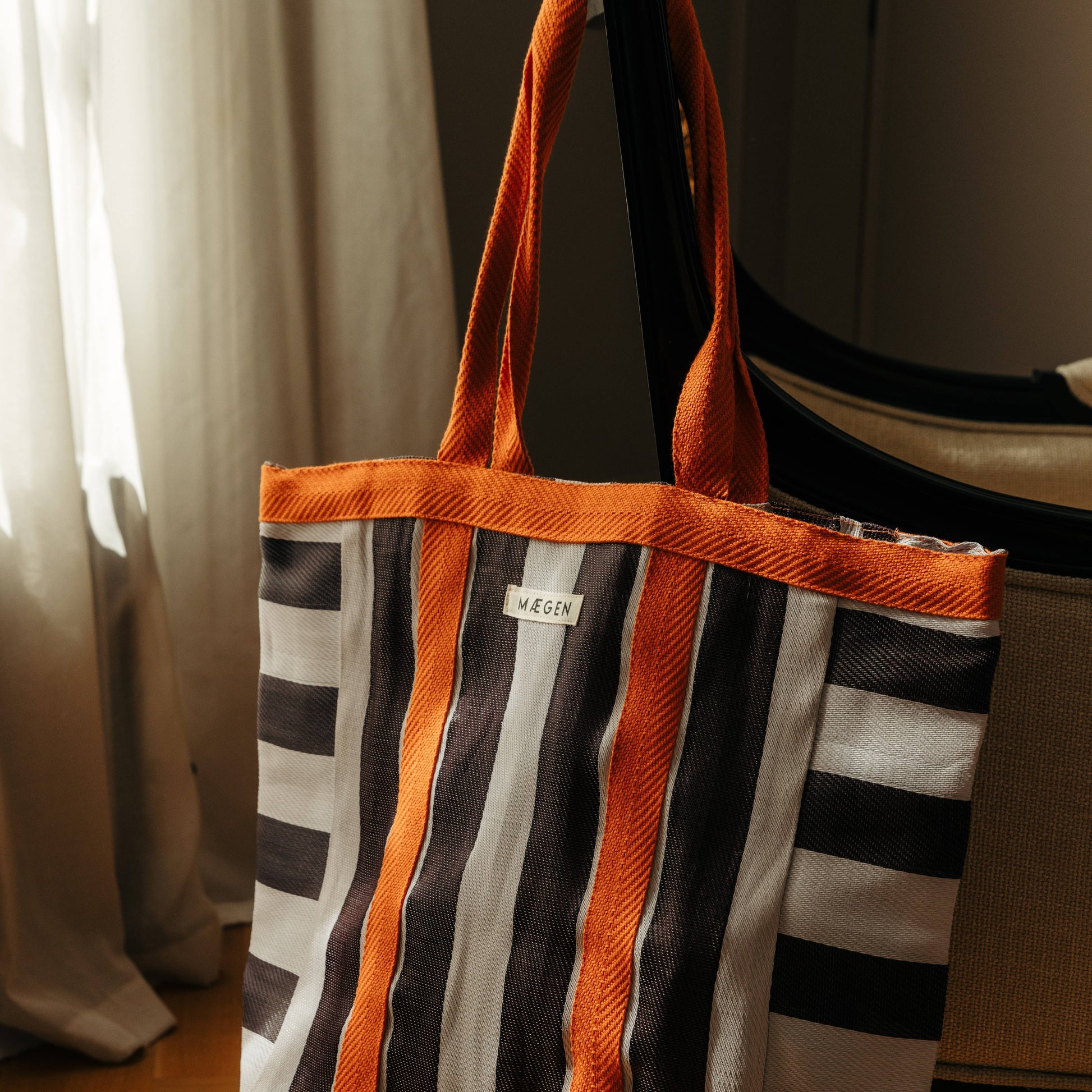 Everywhere Bag | Orange/ White/ Aubergine