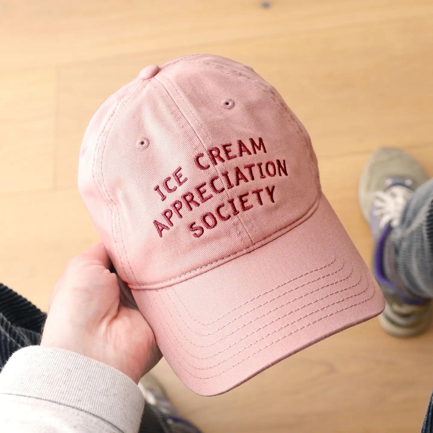Ice Cream Appreciation Pink Cap