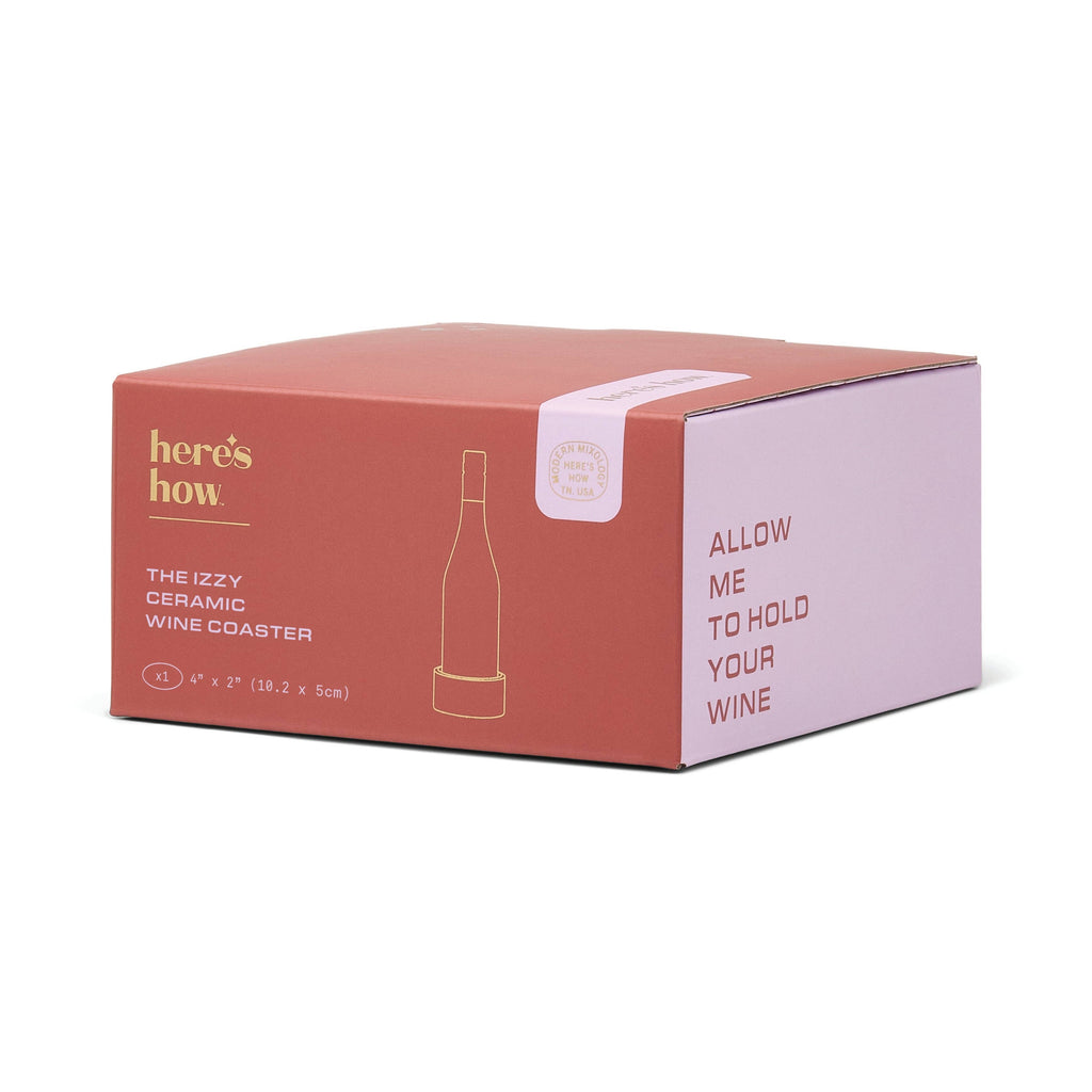 The Izzy Wine Coaster - Lilac & Rust