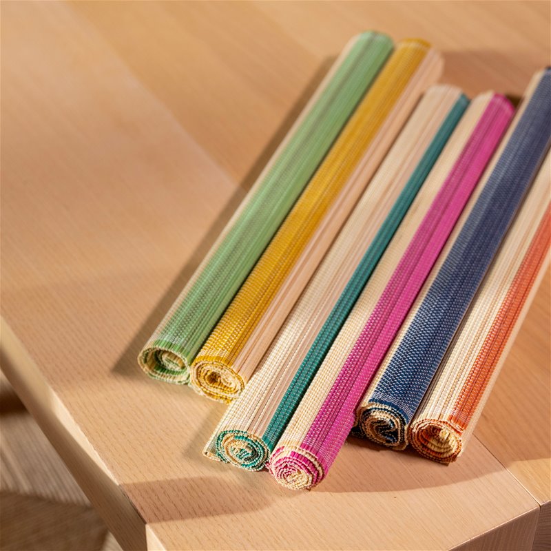 Striped Bamboo Placemats