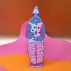 Clown Leather Bookmark