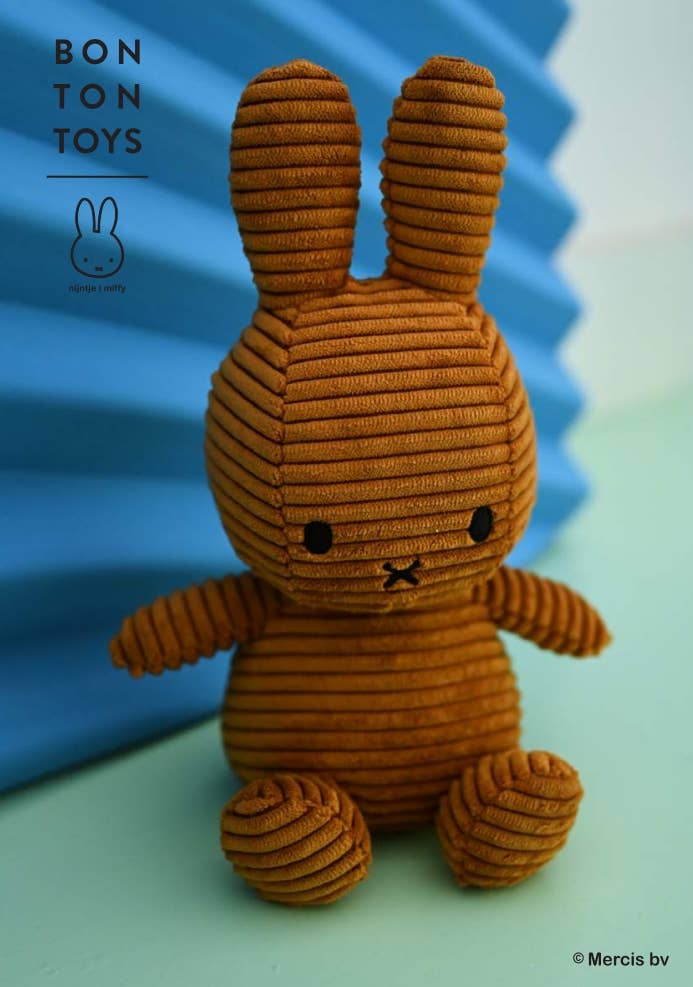 Miffy Corduroy Cinnamon Soft Toy
