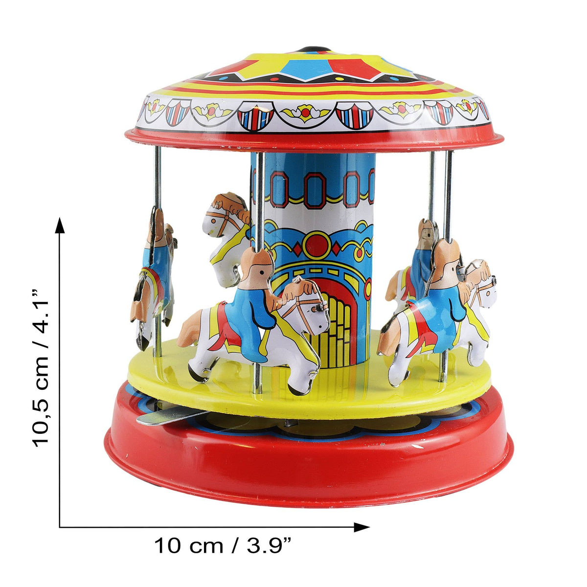 Tin toy carousel funfair carnival