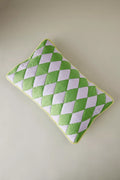 Green Argyle Cotton Cushion