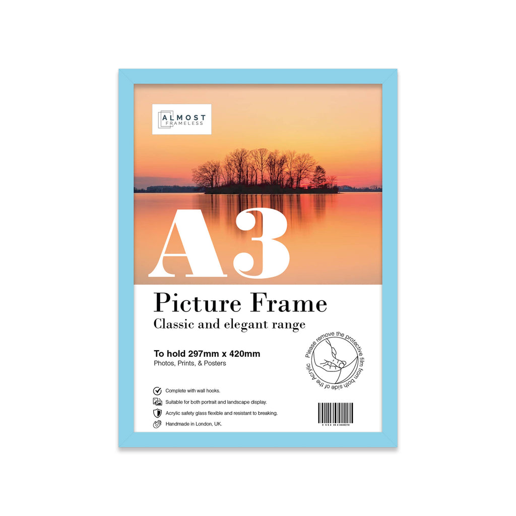 Light blue A3 Picture Frame