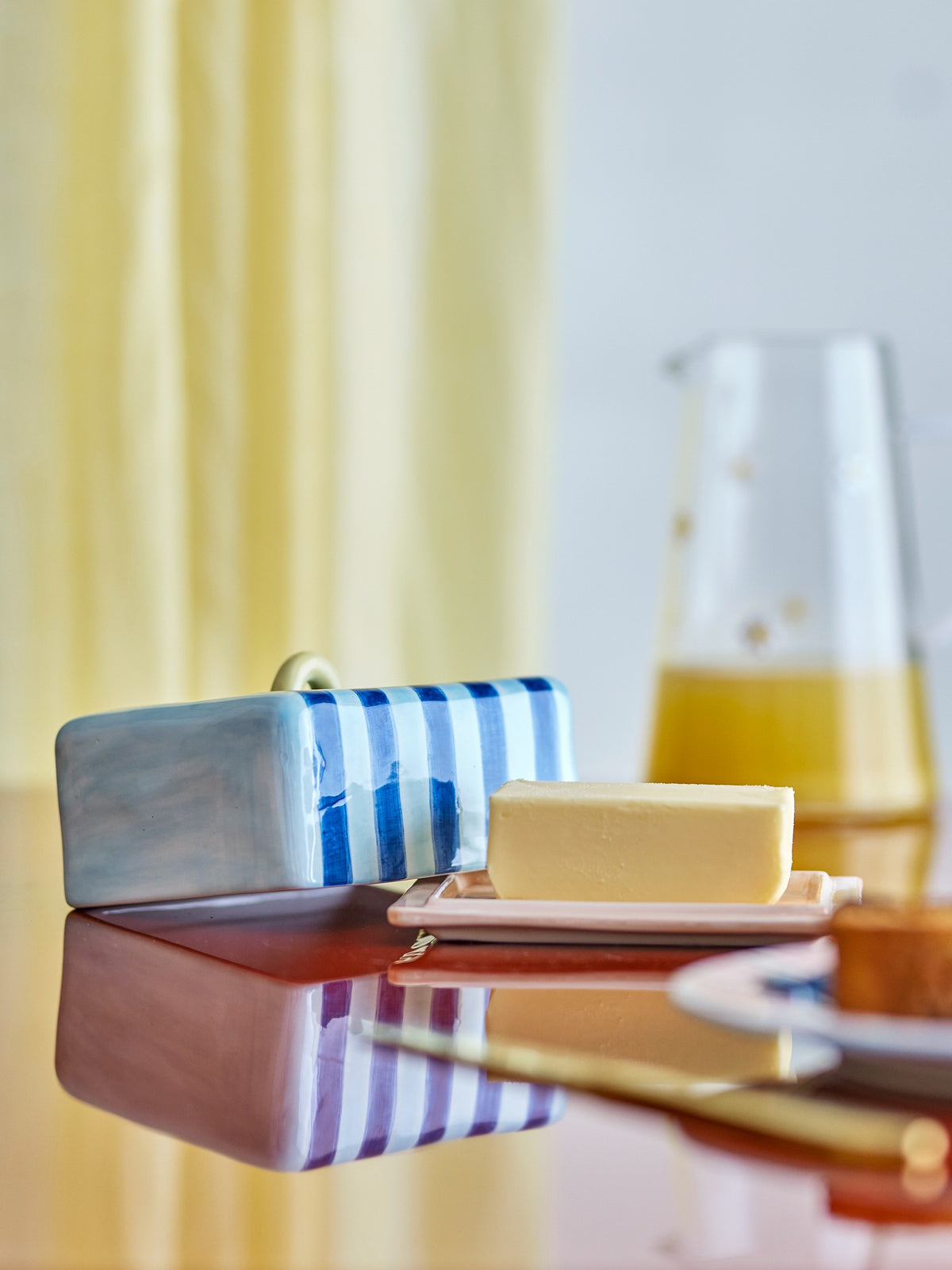 Striped Butter Box
