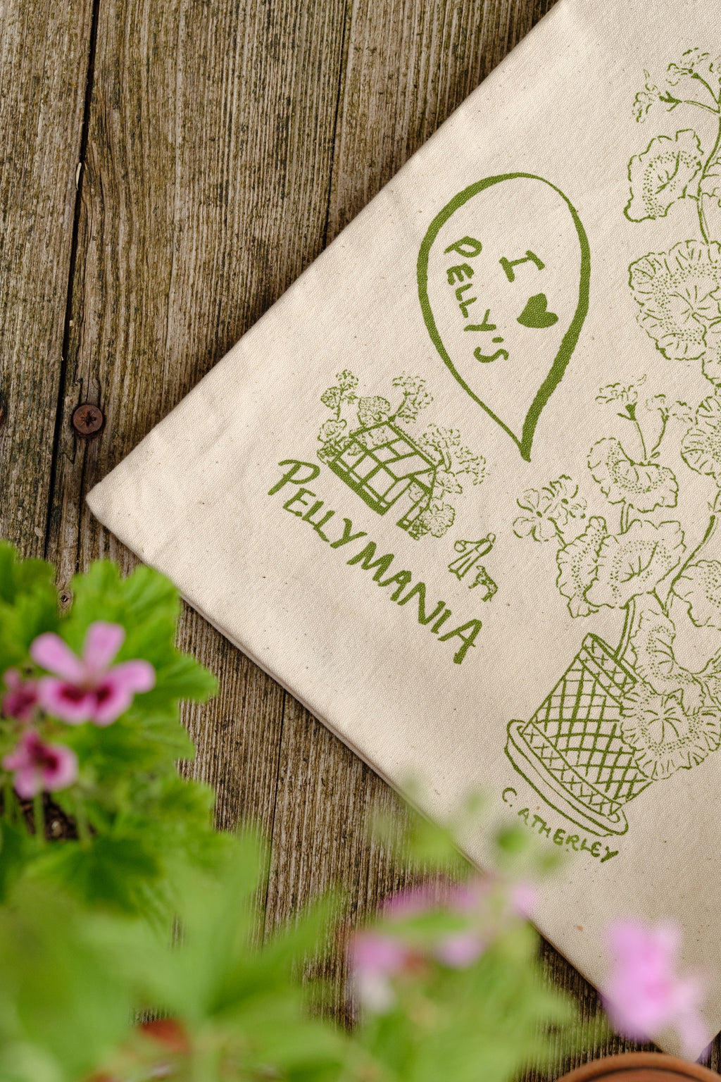 C Atherley Tote Bag 'I Love Pelly'