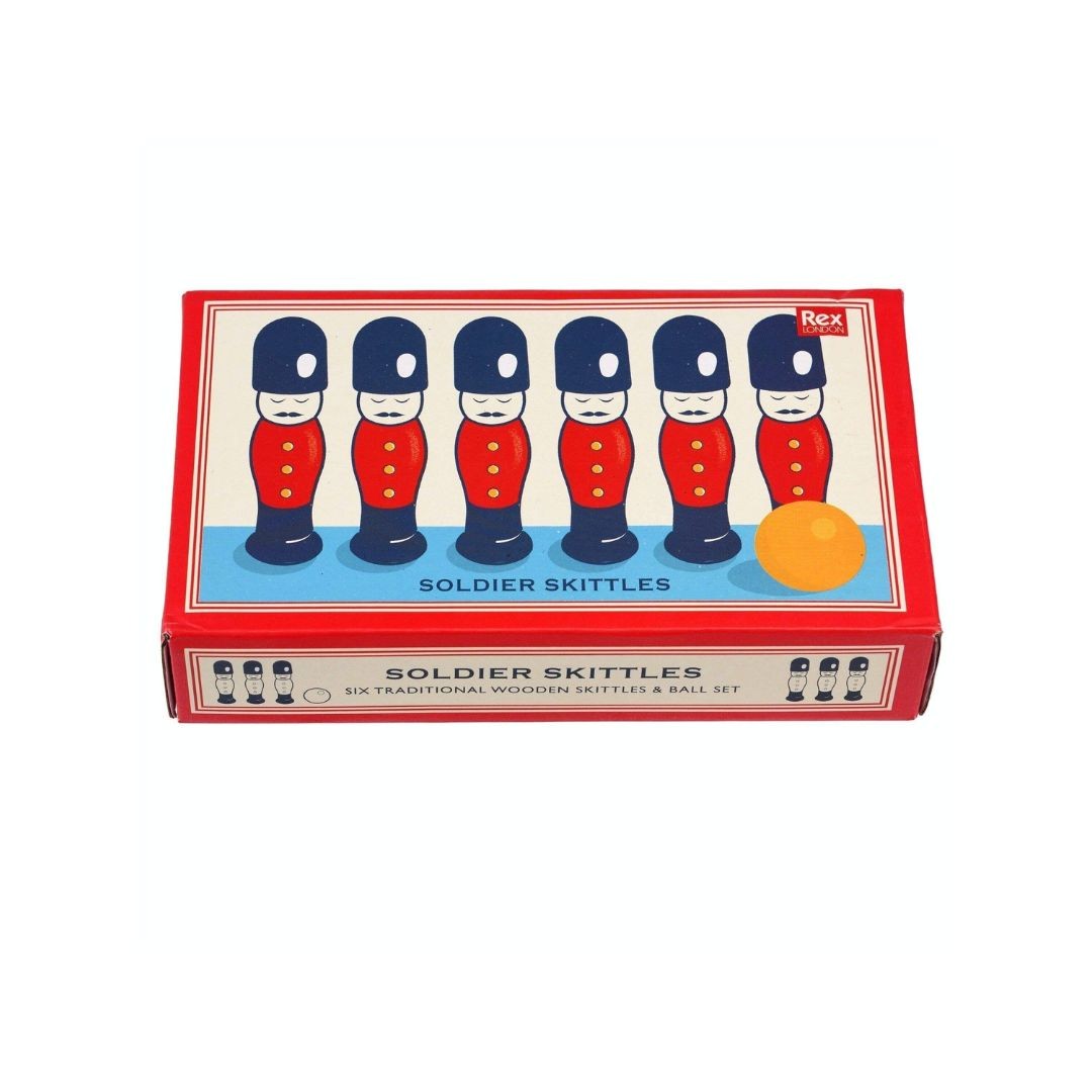 Soldier Skittles Wooden Toy