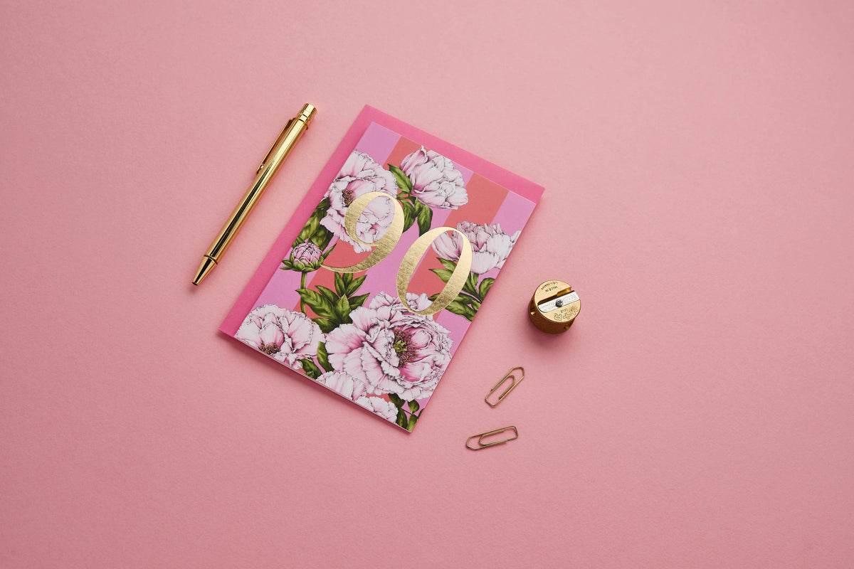 90 Birthday Card