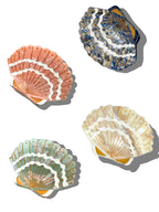 Hand-painted Seashell Claw Hair Clip