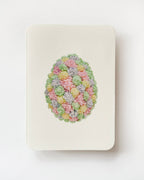 Pastel Florets Royal Icing Egg Greeting Card | Easter
