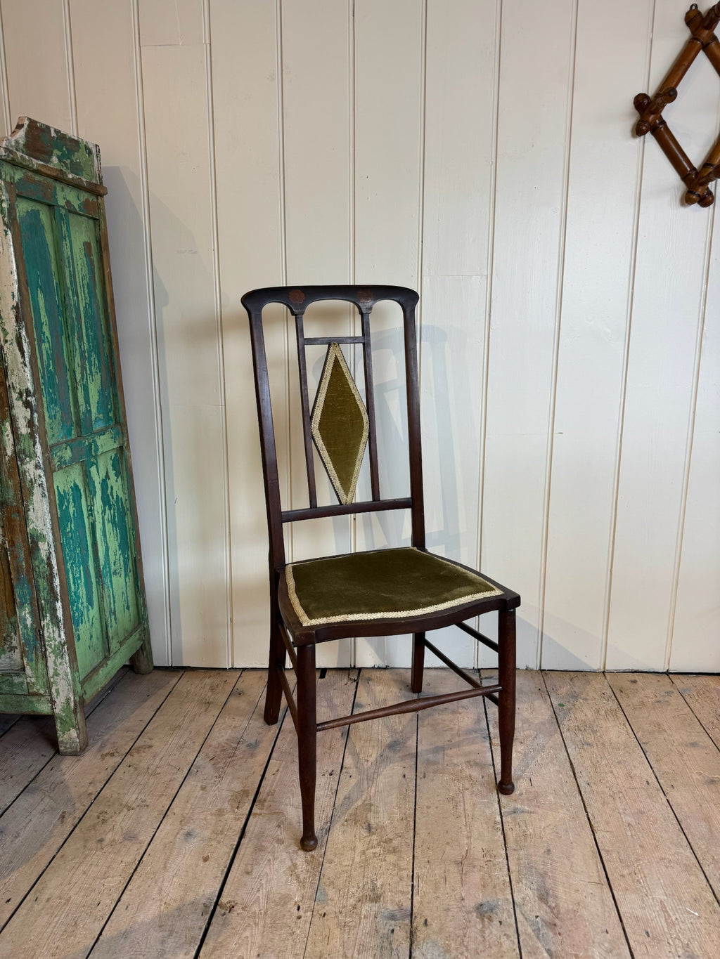 Art Nouveau Mahogany Side Chair