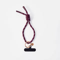 Burgundy Wristlet Phone Strap