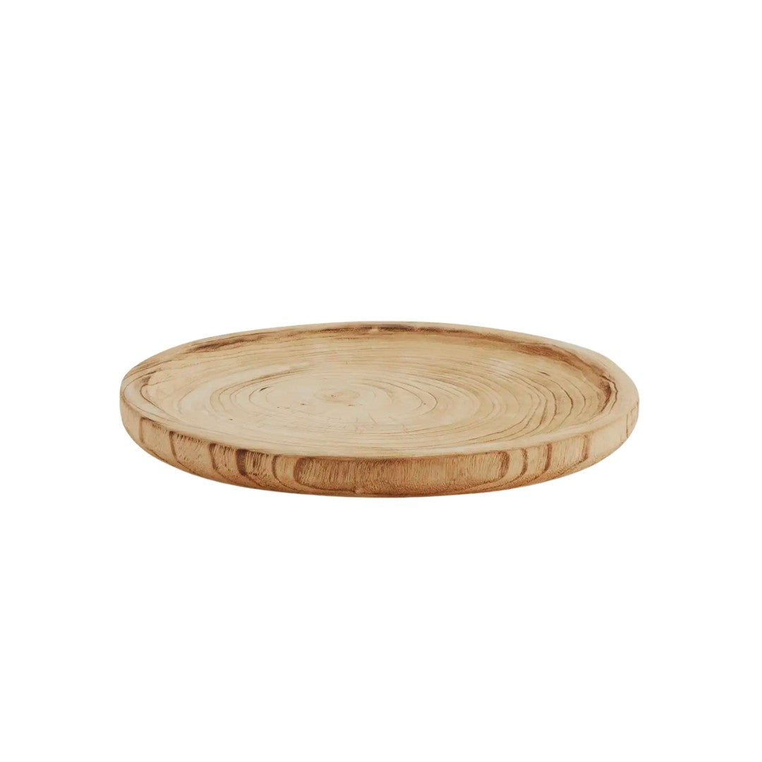 Round Wooden Tray