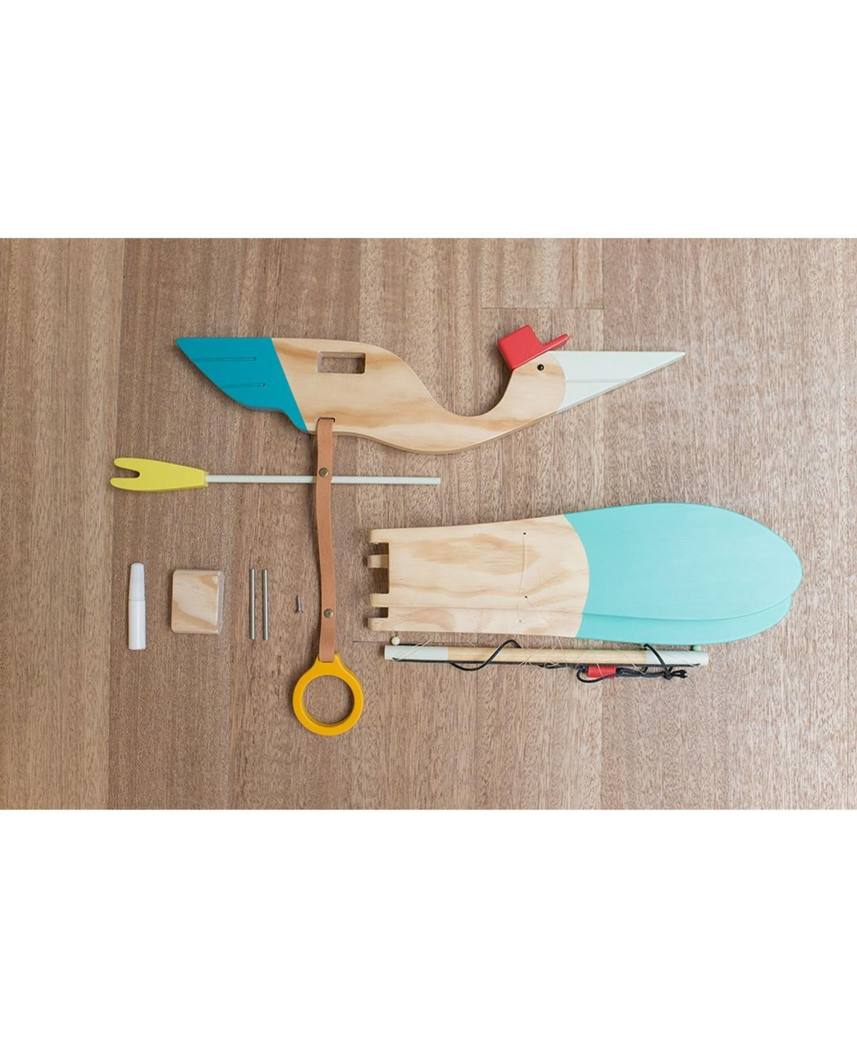 Hanging Wooden Mobile Baby Bird