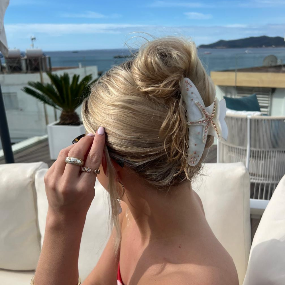 Starfish Claw Clip - Golden Hour