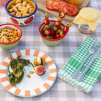 Olive Enamel Bowl