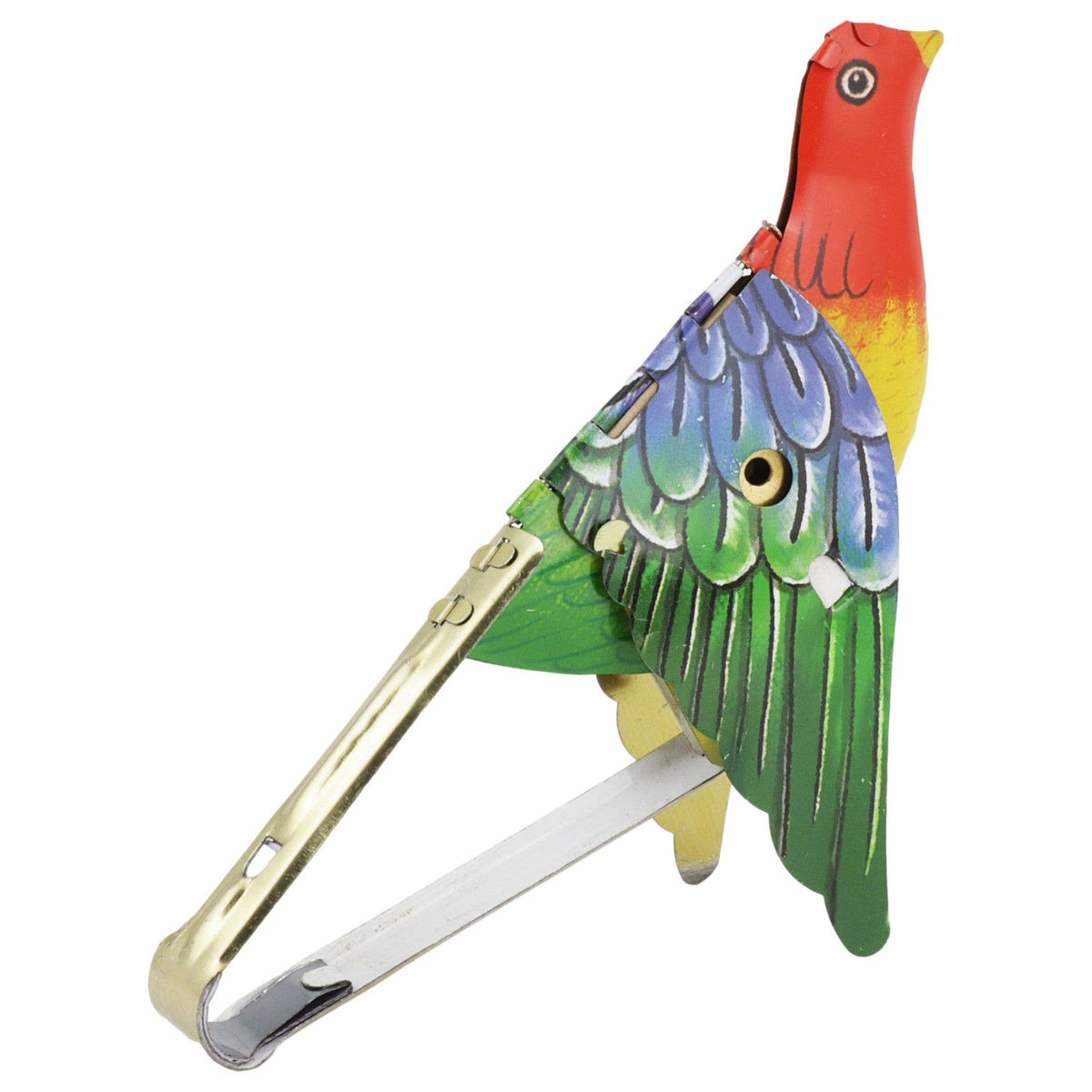 Tin toy bird whistling sparrow tin bird
