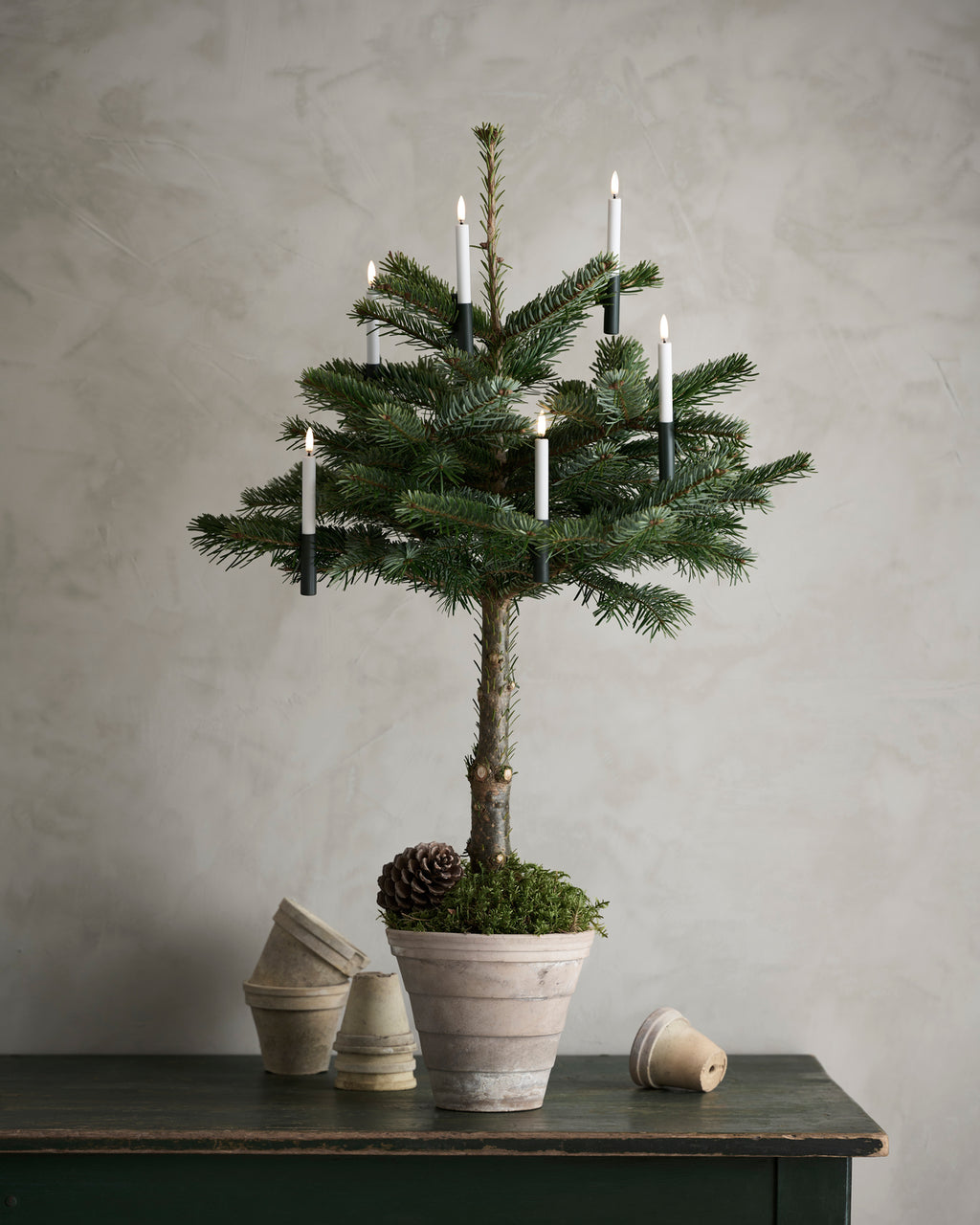 LED Mini Taper Candles 9-pack