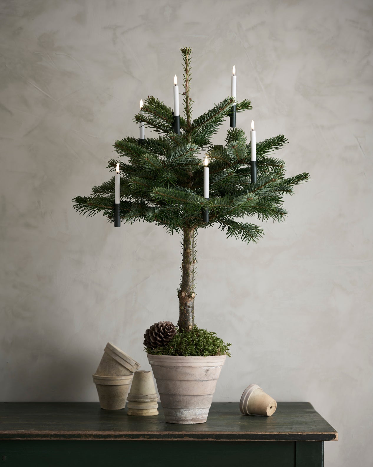 LED Mini Taper Candles 9-pack