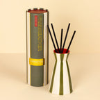 Olive Stripe Diffuser - Tomato Leaf