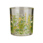 Drinking glass Painted flowers