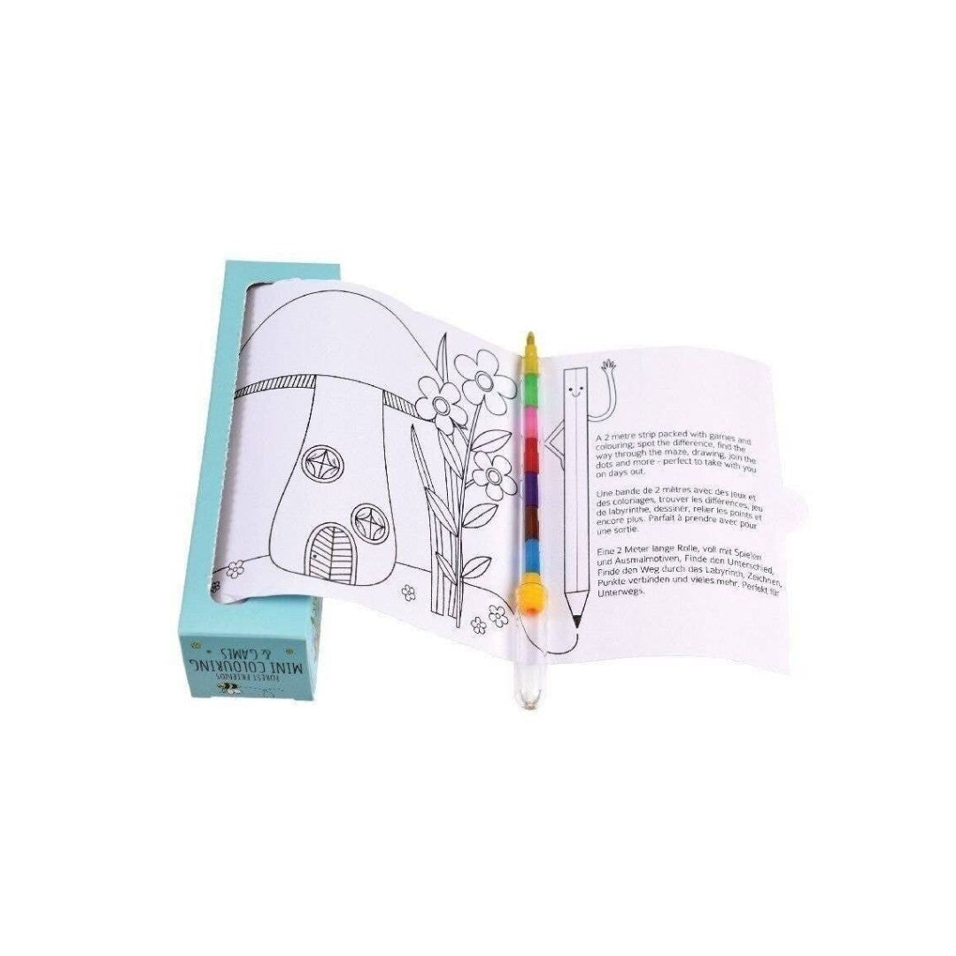 Mini Colouring And Games - Forest Friends