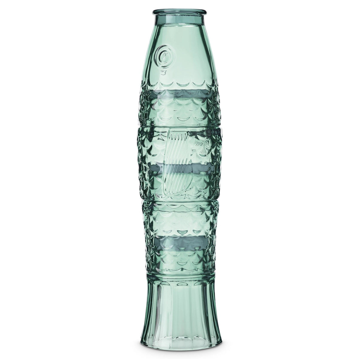Fish Stacking Drinking Glasses - Set of 4 Green