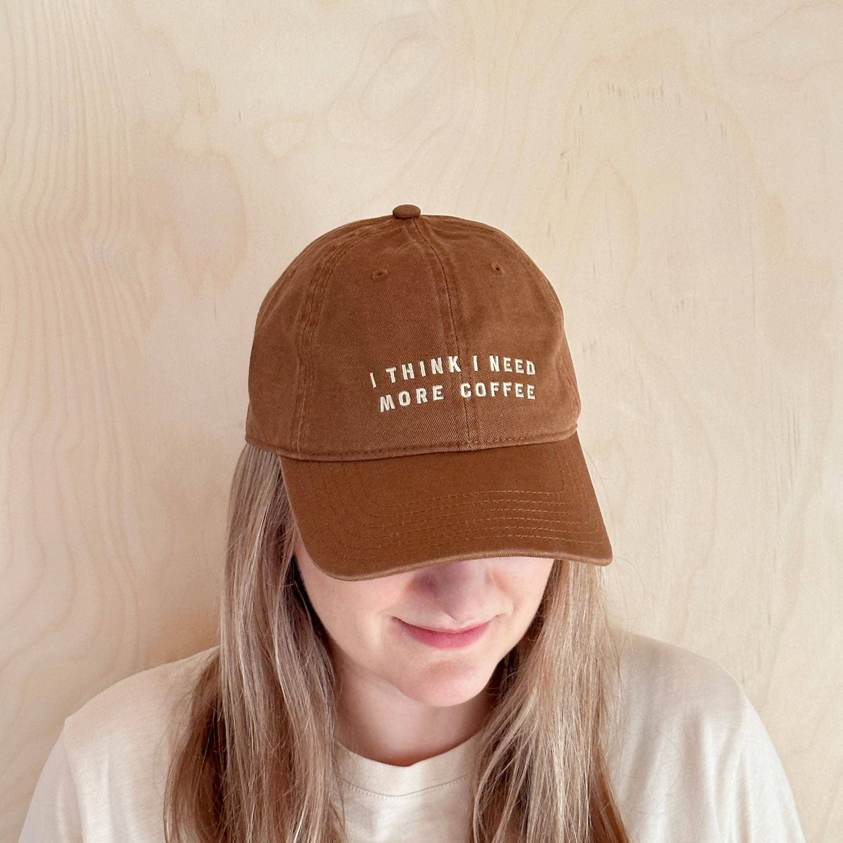 Cotton Coffee Baseball Cap