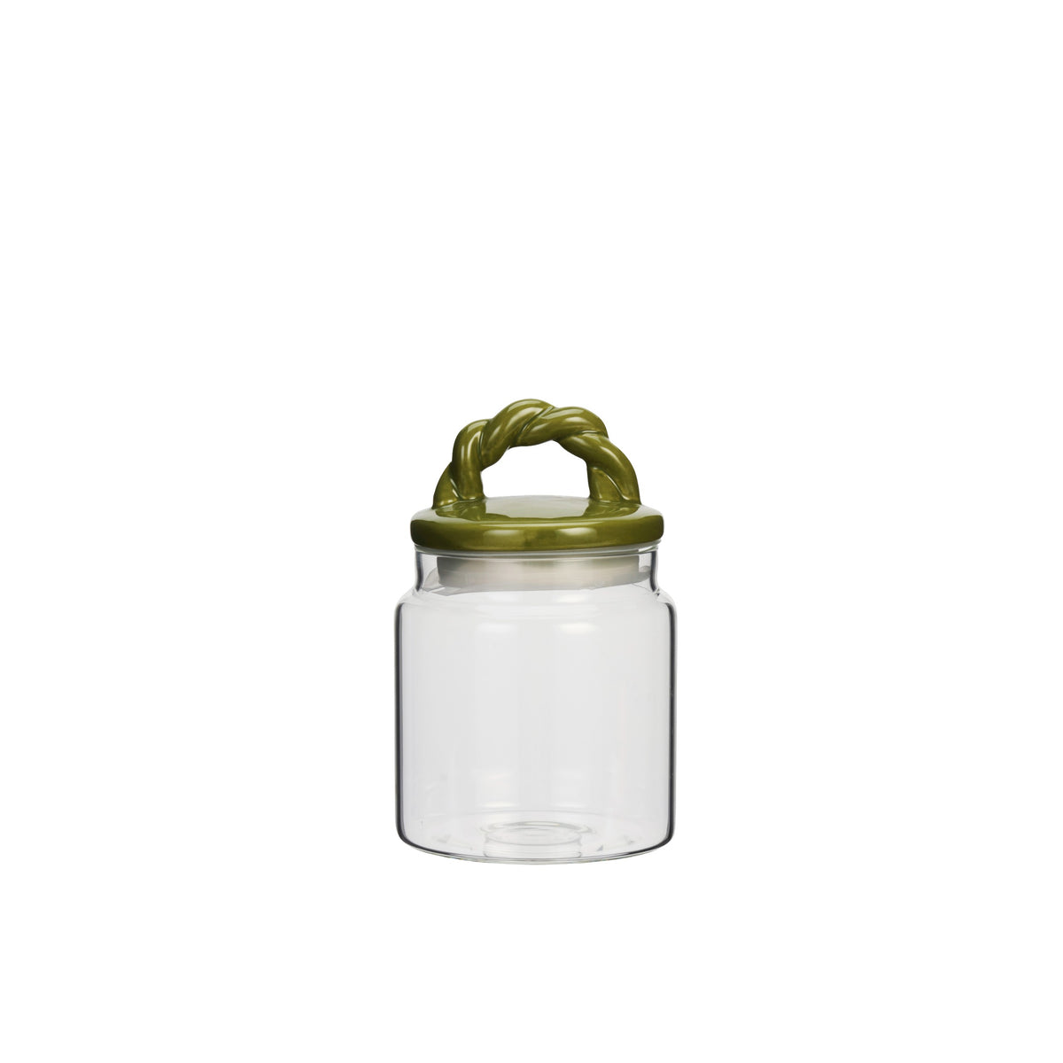 Glass Jar Olive Lid Small