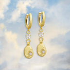 Minimalist Pebble Drop Earrings