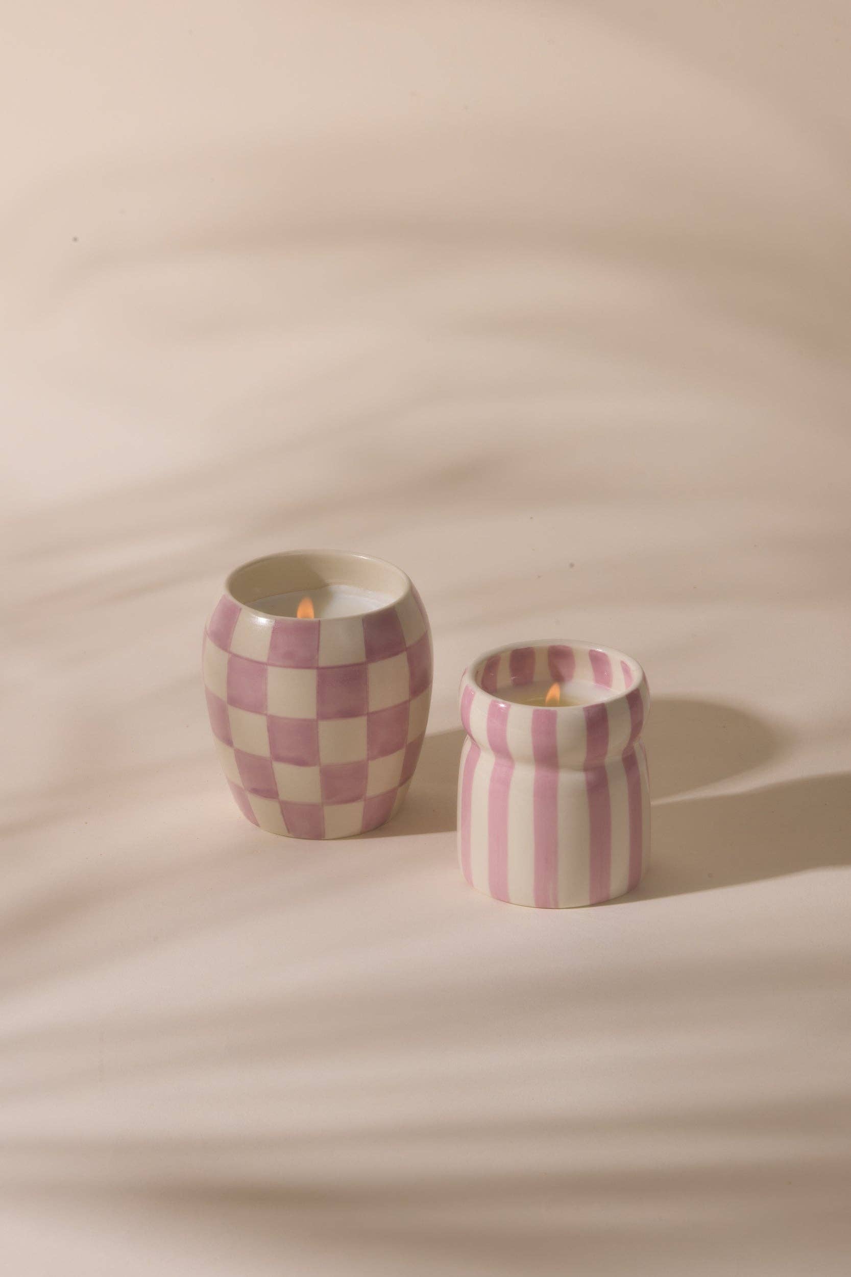 Paddywax Cabana Lavender Ceramic Candle - Grecian Sand