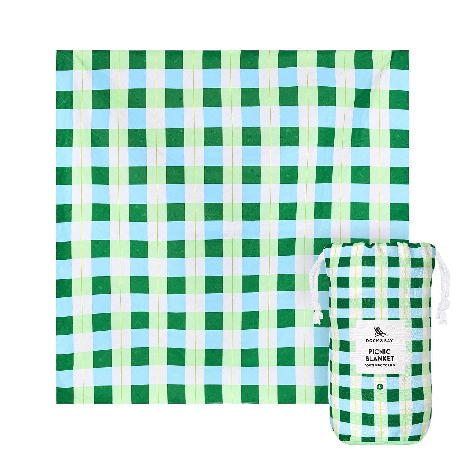 Green Waterproof Picnic Blanket