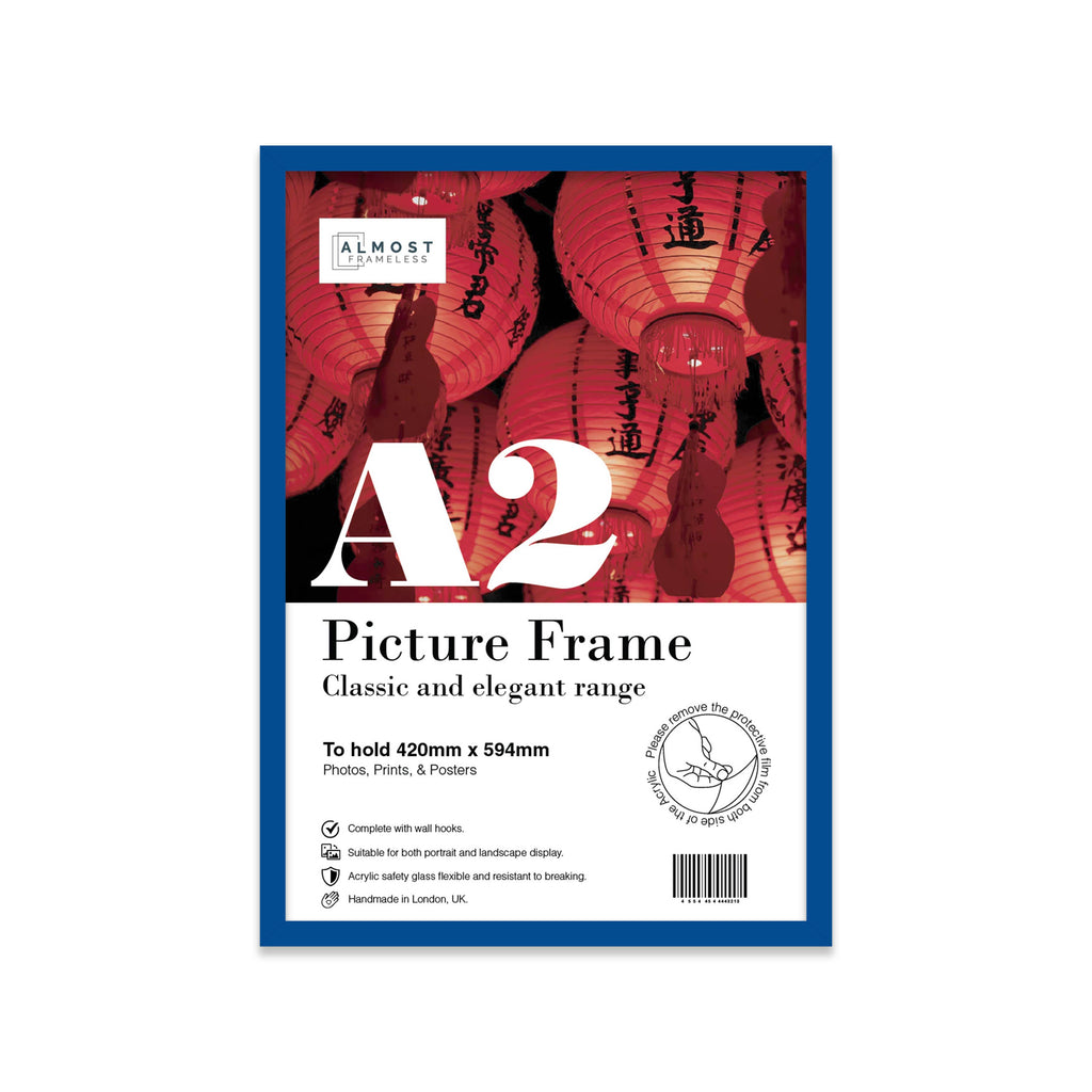 Blue A2 Picture Frame