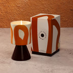Drip Glaze Candle Rust -Tomato Leaf