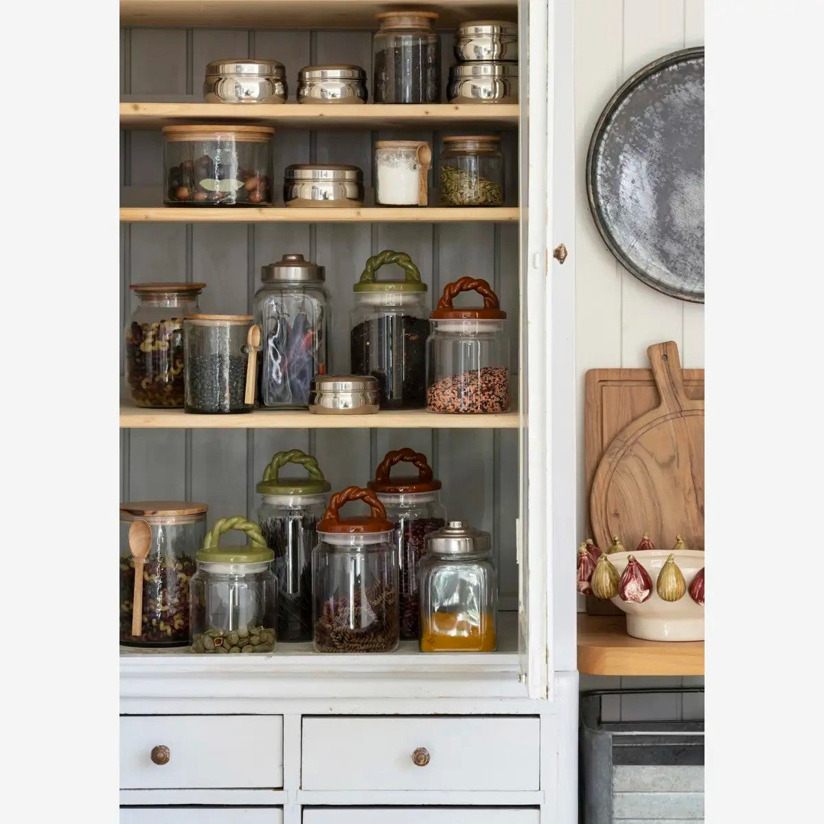 Glass Jar with Steel Lid