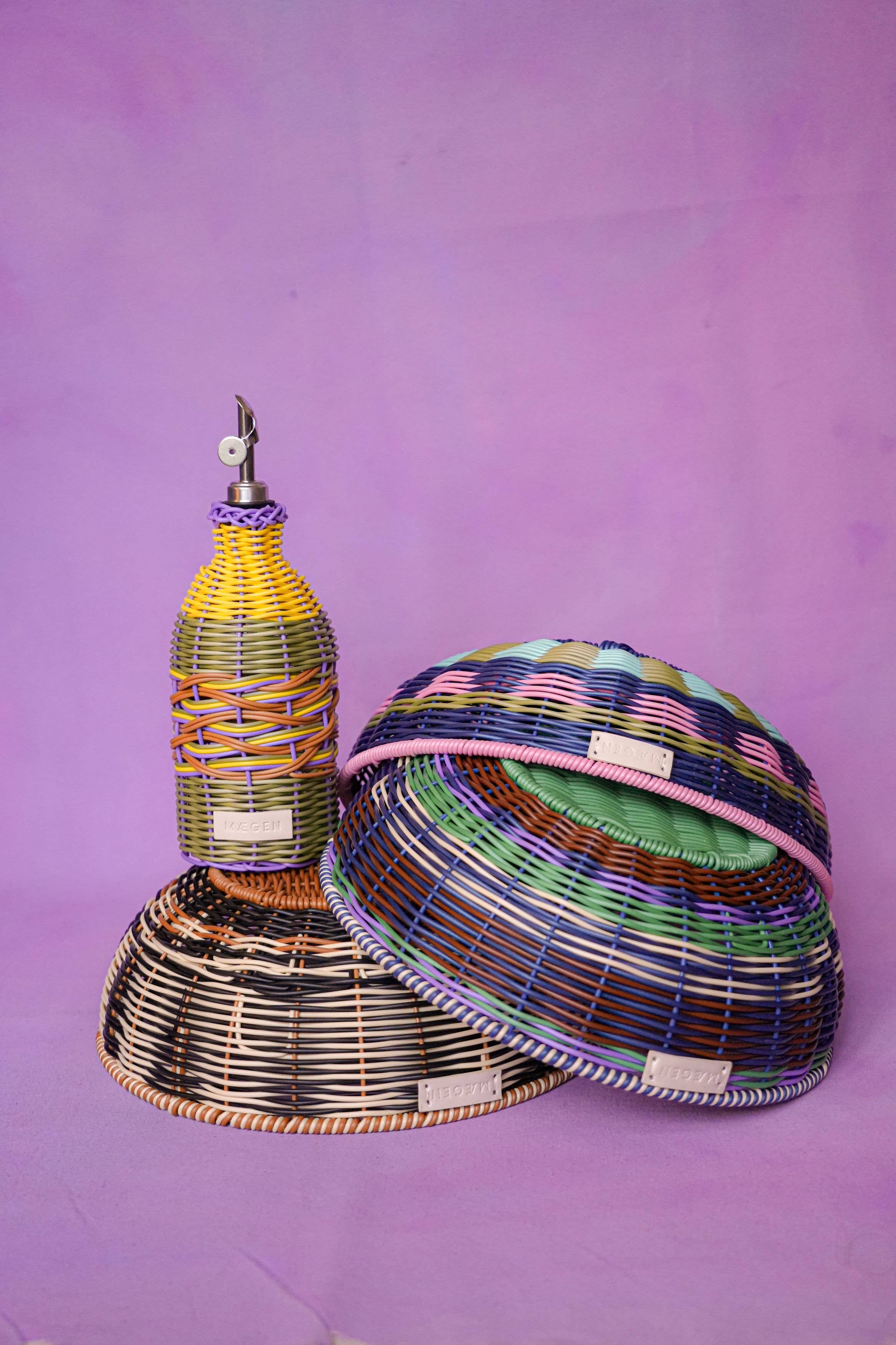 Oil Pourer - Yellow/Lilac