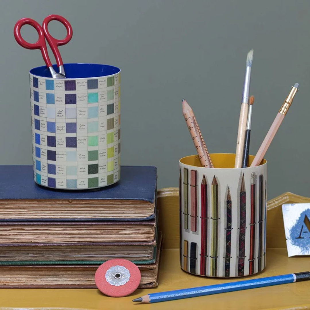Enamel Watercolour Pot