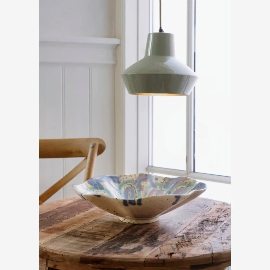 Stoneware Bowl Blue