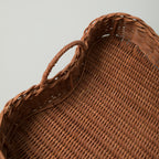 Rattan Scalloped Tray